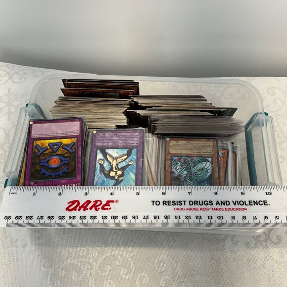Large Lot Of Yu-Gi-Oh Trading Card Game Cards In Protective Storage Container - Picture 5 of 7